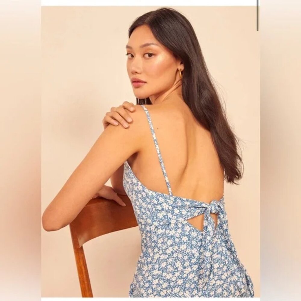 Reformation Nella Dress in Azzurro (Size 2)